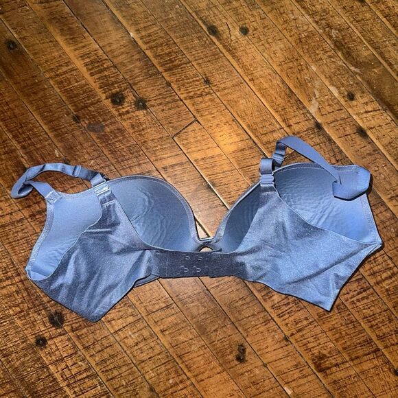 Victoria’s Secret body light blue lined Demi lingerie 34D bra - Picture 2 of 3